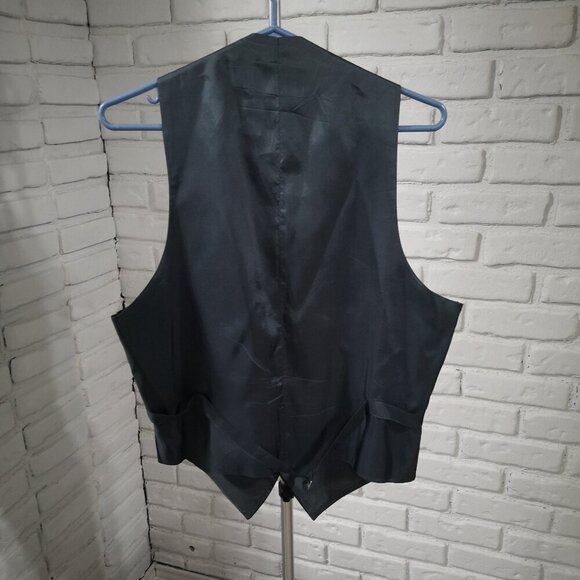 Levi's Panatela Sportswear Men's Size Medium Navy Button Front Vest - Picture 2 of 7